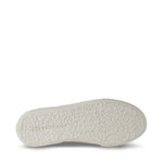 Superga 2740 Platform Pearl Matte Canvas Sneakers - Violet Hushed Avorio. Bottom view.