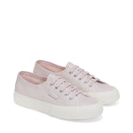 Superga 2750 Pearl Matte Canvas Sneakers - Violet Hushed Avorio. Front view.