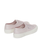 Superga 2750 Pearl Matte Canvas Sneakers - Violet Hushed Avorio. Back view