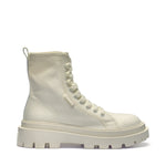 Superga 3051 Alpina Apex Boots - Total Beige Natural. Side view.