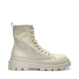 Superga 3051 Alpina Apex Boots - Total Beige Natural. Side view.