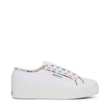 2740 Multicolor Beads Sneakers - White Multicolor Beads