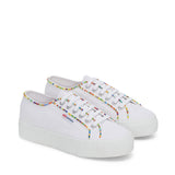 2740 Multicolor Beads Sneakers - White Multicolor Beads