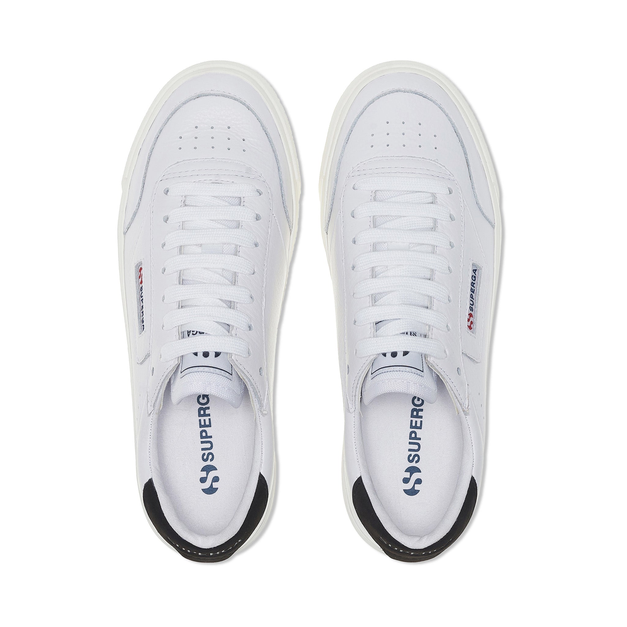 3843 Court Sneakers - White Bristol Black Avorio – Superga US