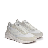Superga 4089 Training 9Ts Slim Sneakers - White. Front view.