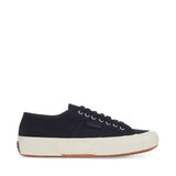 Superga 2750 Og Wool Deadstock Sneakers - Blue Navy. Side view.