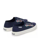 3750 Flower Print Leggera - Blue Navy Multiflowers