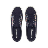 3750 Flower Print Leggera - Blue Navy Multiflowers