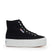 Superga 2708 High Top Sneakers - Black. Side view.