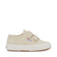 Superga 2750 Kids Cotjstrap Classic Sneakers - Eggshell. Side view.