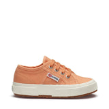 Superga 2750 Kids Jcot Classic Sneakers - Coral. Side view.