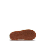 Superga 2750 Kids Jcot Classic Sneakers - Coral. Bottom view.