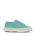 Superga 2750 Kids Jcot Classic Sneakers - Green Water. Side view.