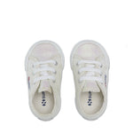 Superga 2750 Baby Lam√© Sneakers - Iridescent. Top view.