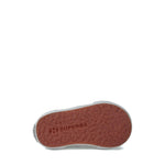 Superga 2750 Baby Lam√© Sneakers - Iridescent. Bottom view.