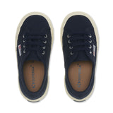 Superga 2750 Kids Jcot Classic Sneakers - Navy. Top view.