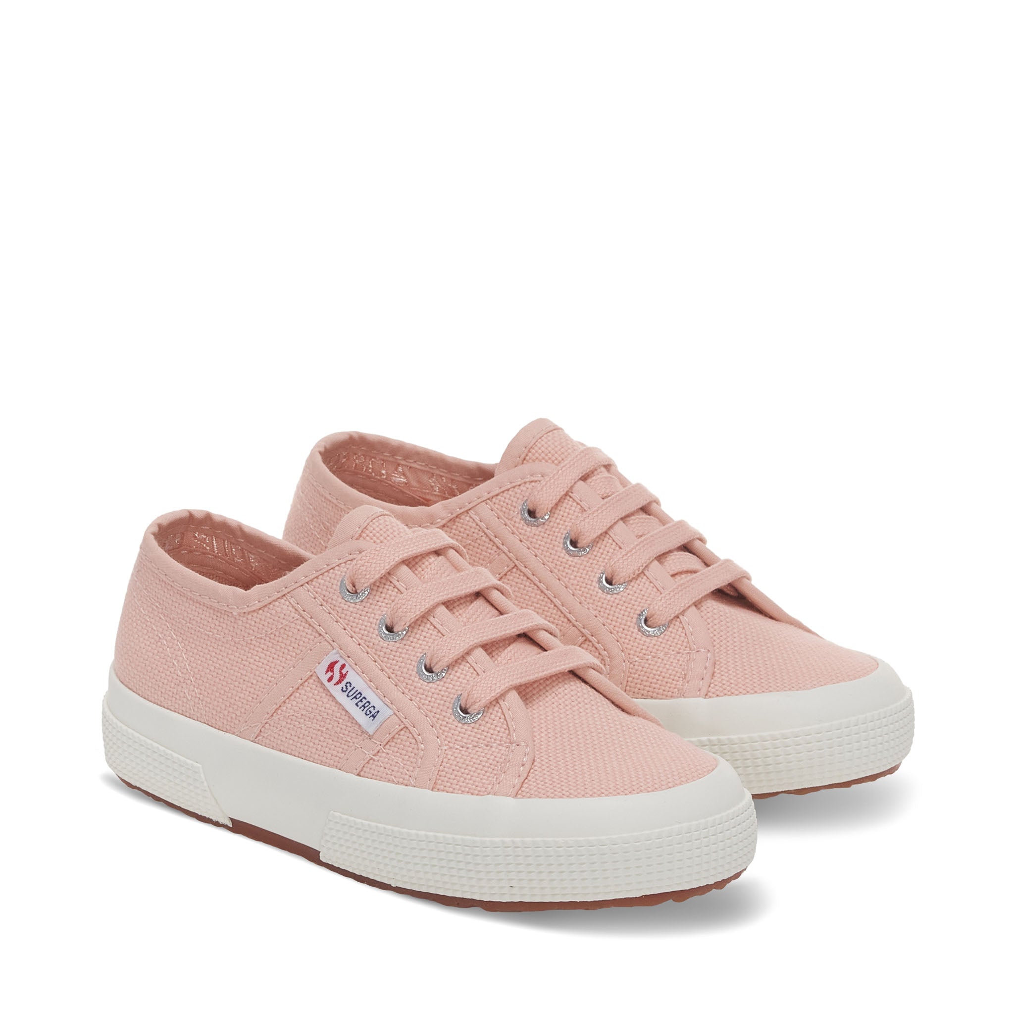 Superga 2750 Kids Jcot Classic Sneakers - Blush. Front view.