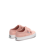Superga 2730 Kids Straps Sneakers - Blush Pink. Back view.