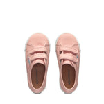Superga 2730 Kids Straps Sneakers - Blush Pink. Top view.