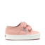 Superga 2730 Kids Straps Sneakers - Blush Pink. Side view.