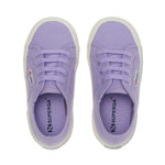 Superga 2750 Kids Jcot Classic Sneakers - Violet. Top view.