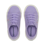 Superga 2750 Kids Jcot Classic Sneakers - Violet. Top view.