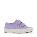 Superga 2750 Kids Cotjstrap Classic Sneakers - Violet Lilac. Side view.