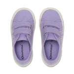 Superga 2750 Kids Cotjstrap Classic Sneakers - Violet Lilac. Top view.