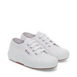 Superga 2750 Kids Jcot Classic Sneakers - White. Front view.