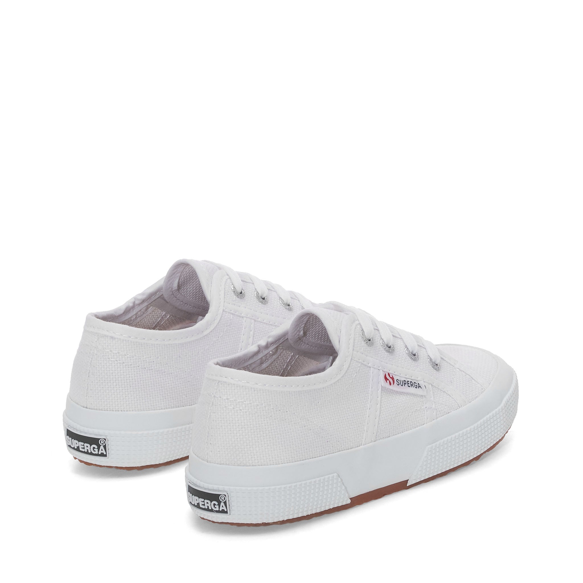 Superga 2750 Kids Jcot Classic Sneakers - White. Back view.