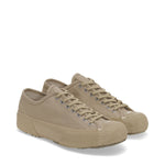 Superga 2434 BK Sateen Sneakers - Beige. Front view.