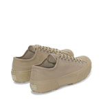 Superga 2434 BK Sateen Sneakers - Beige. Back view.