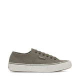 Superga 2490 Bold Sneakers - Olive. Side view.