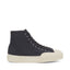 Superga 2433 Collect Workwear Sneakers - Dark Grey. Side view.