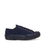Superga 2434 BK Sateen Sneakers - Navy. Side view.