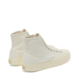 Superga 2433 Collect Workwear Sneakers - White. Back view.