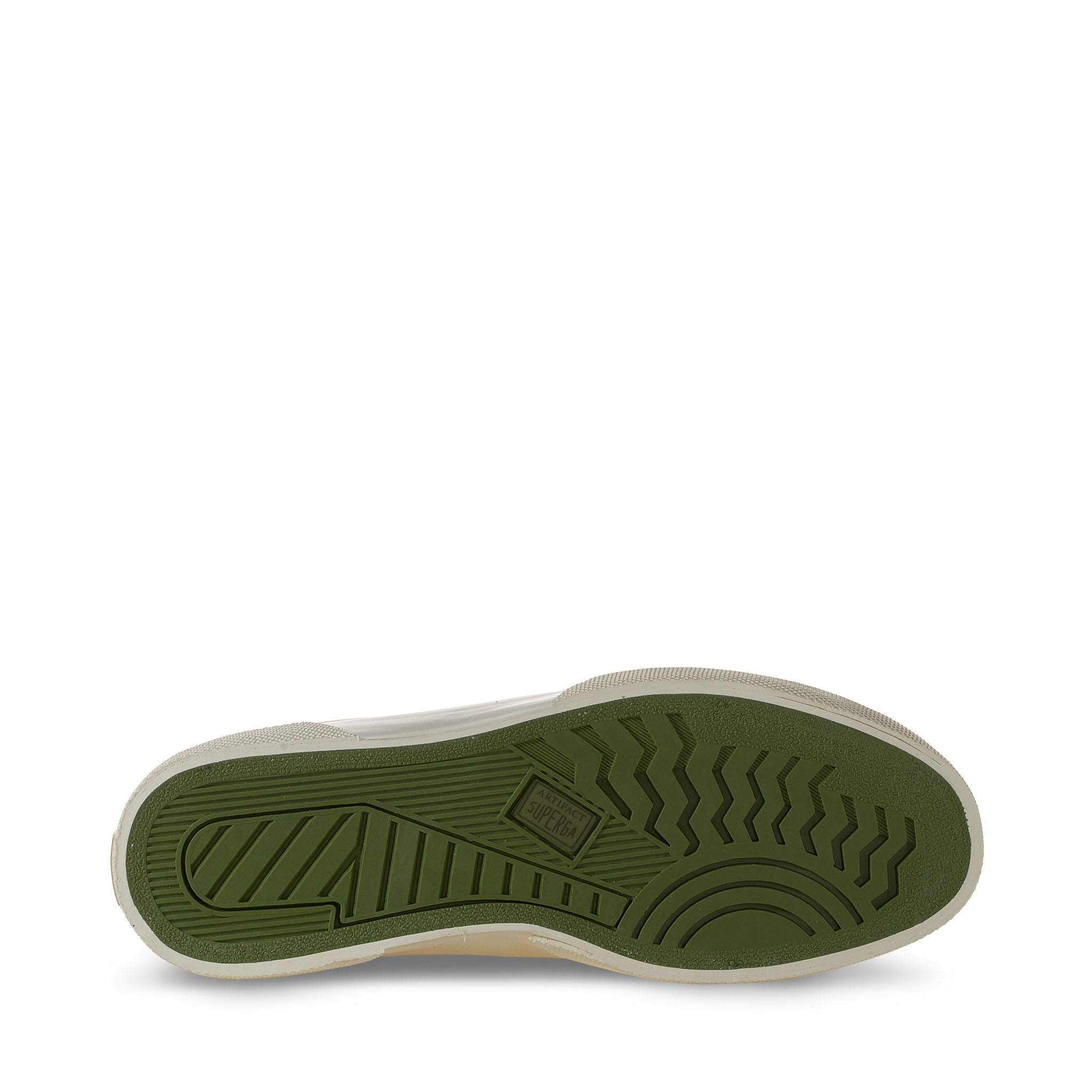 Superga 2433 CSV Salt Pepper Sneakers - Light Yellow. Bottom view.