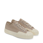 Superga 2432 CSV Salt Pepper Sneakers - Light Yellow. Front view.