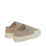 Superga 2432 CSV Salt Pepper Sneakers - Light Yellow. Back view.