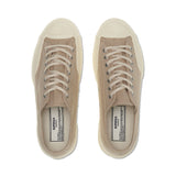 Superga 2432 CSV Salt Pepper Sneakers - Light Yellow. Top view.