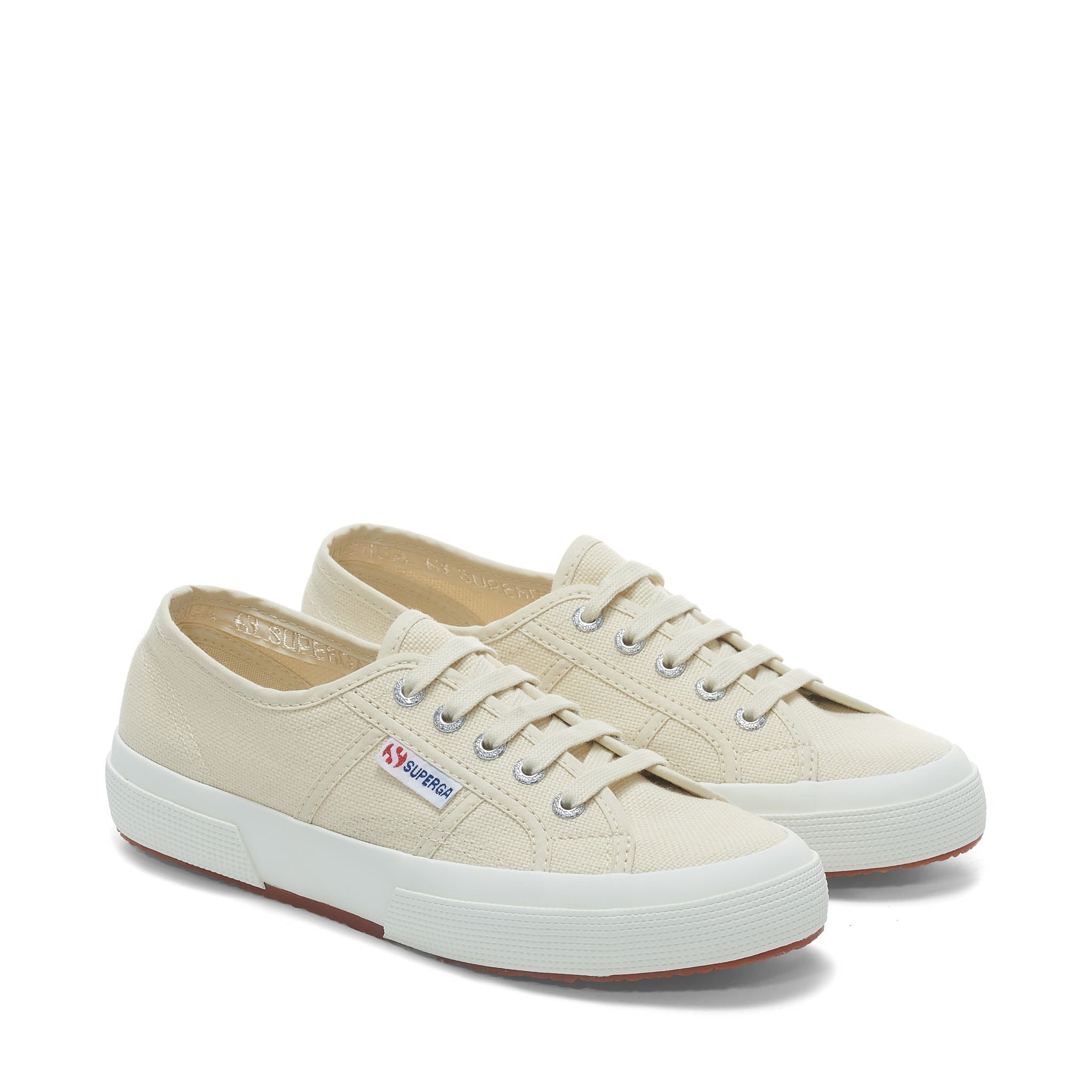 Superga 2750 Cotu Classic Sneakers - Beige. Front view.