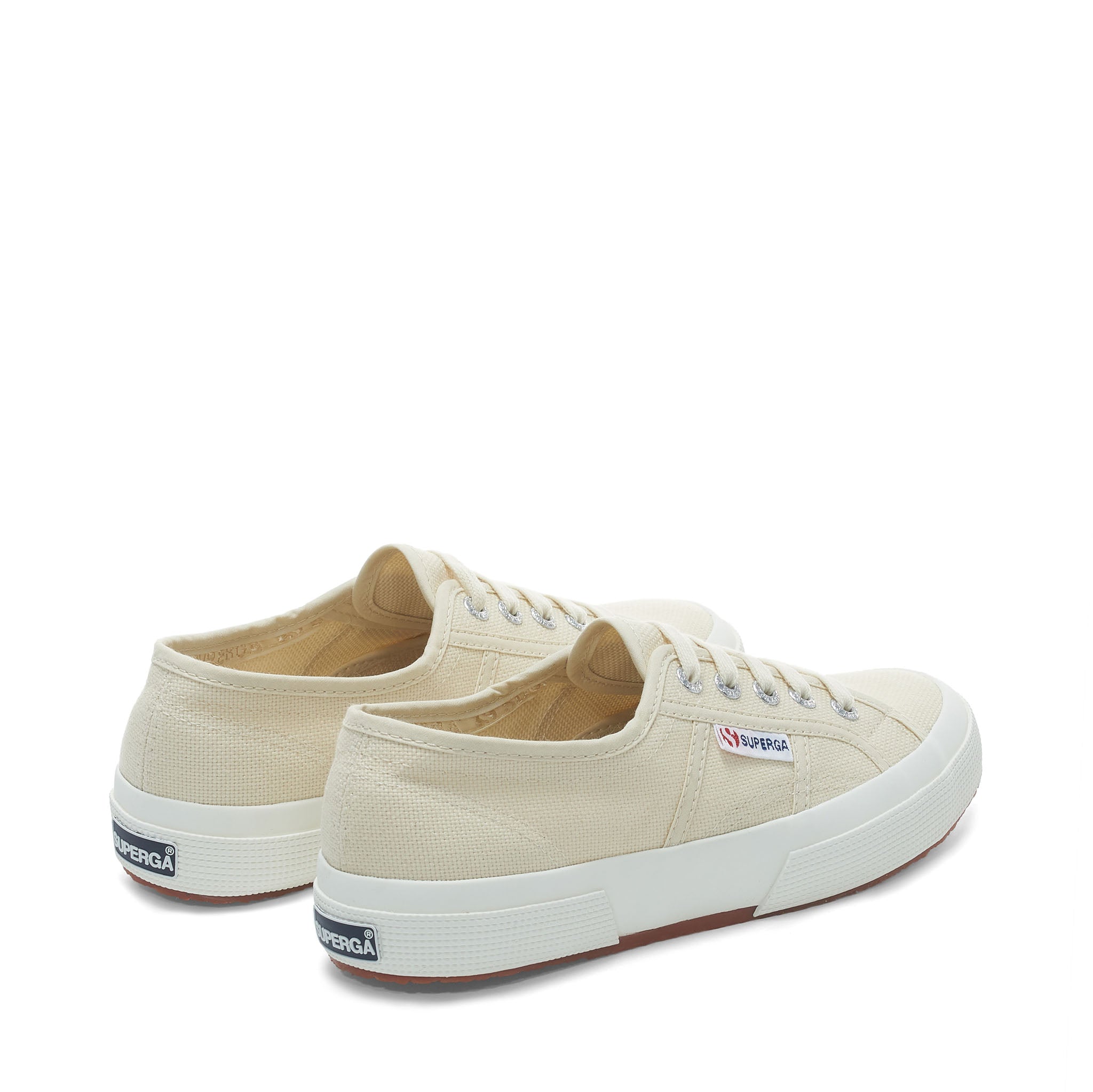 Superga 2750 Cotu Classic Sneakers - Beige. Back view.