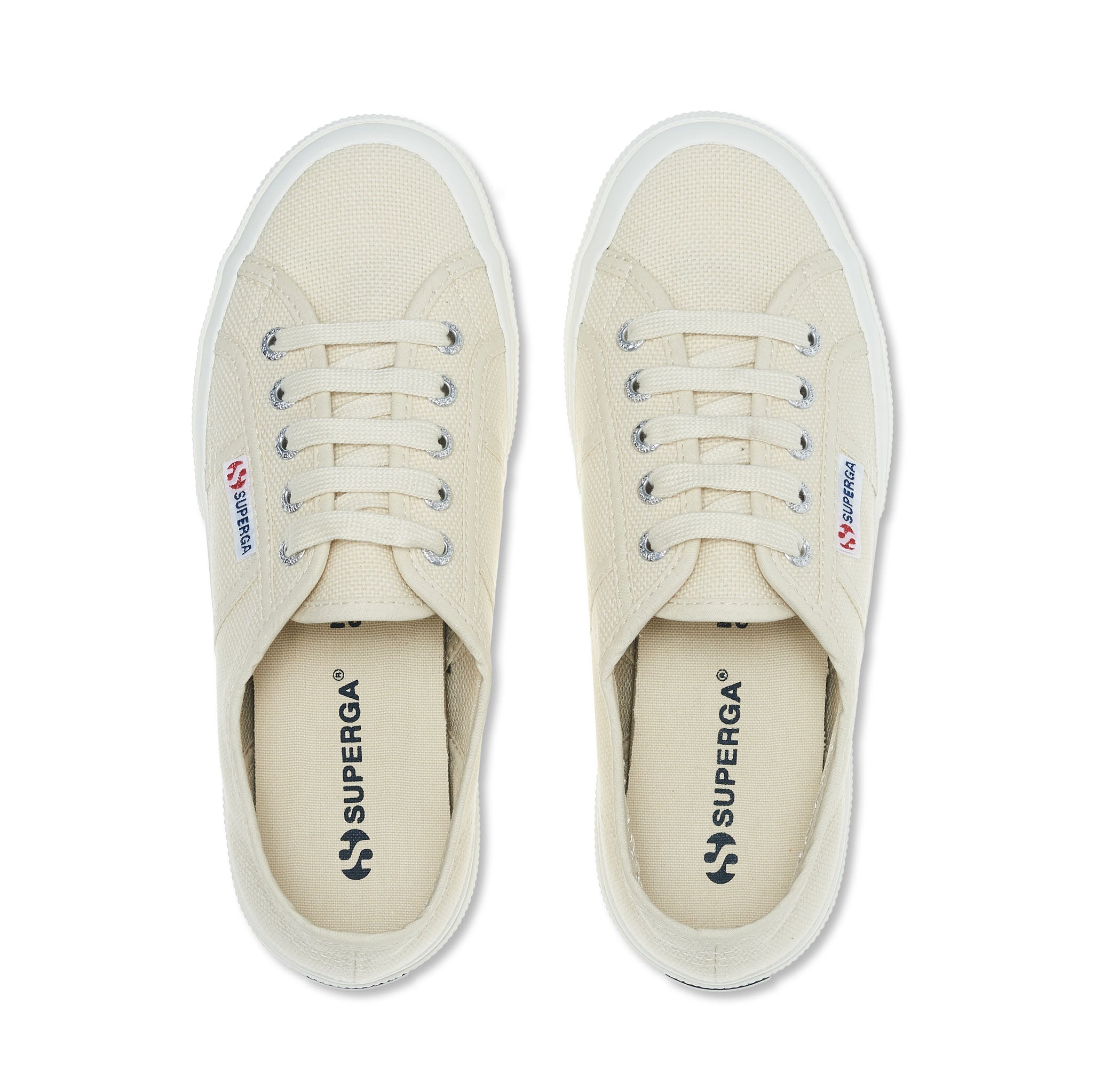 Superga 2750 Cotu Classic Sneakers - Beige. Top view.