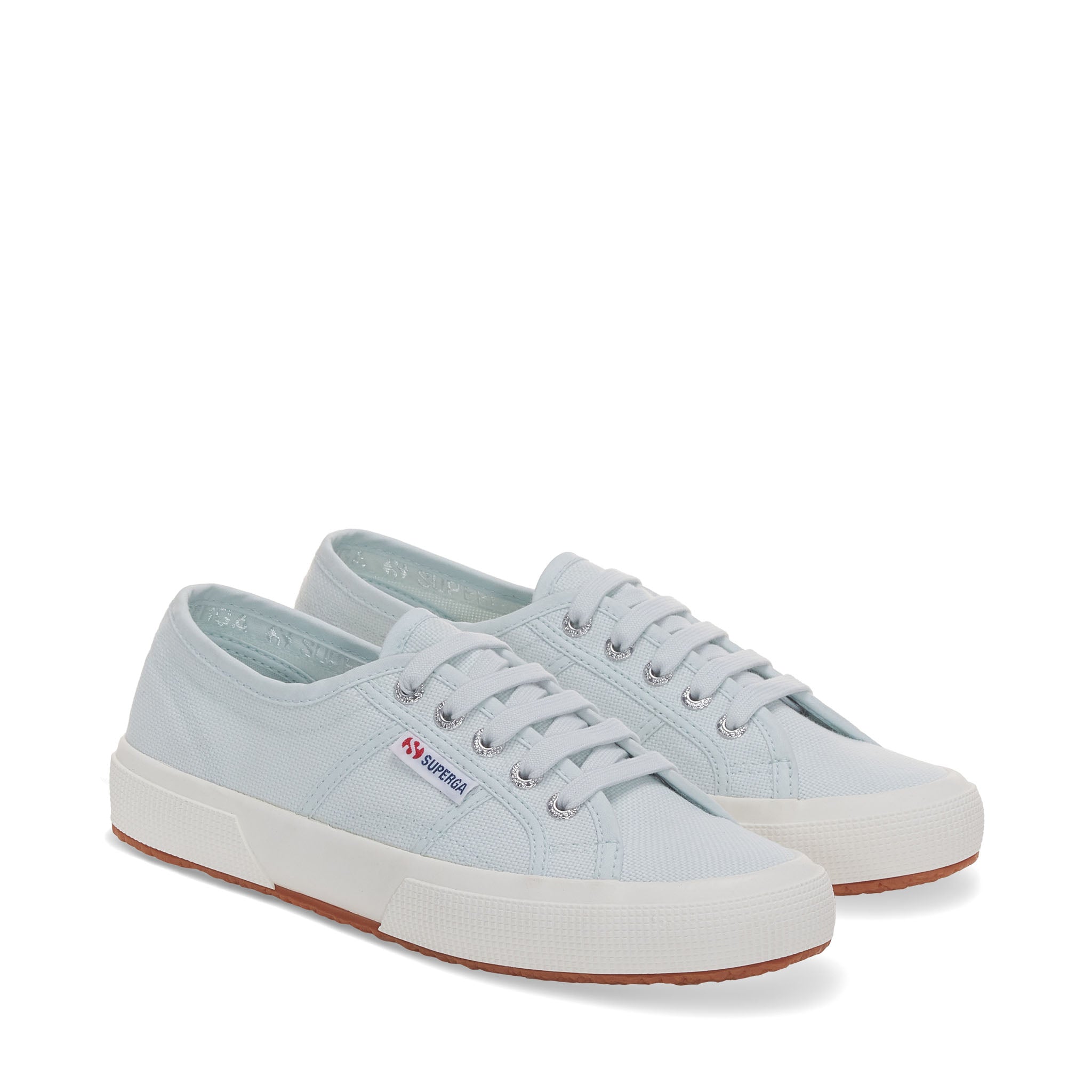 Superga 2750 Cotu Classic Sneakers - Azure Ice. Front view.