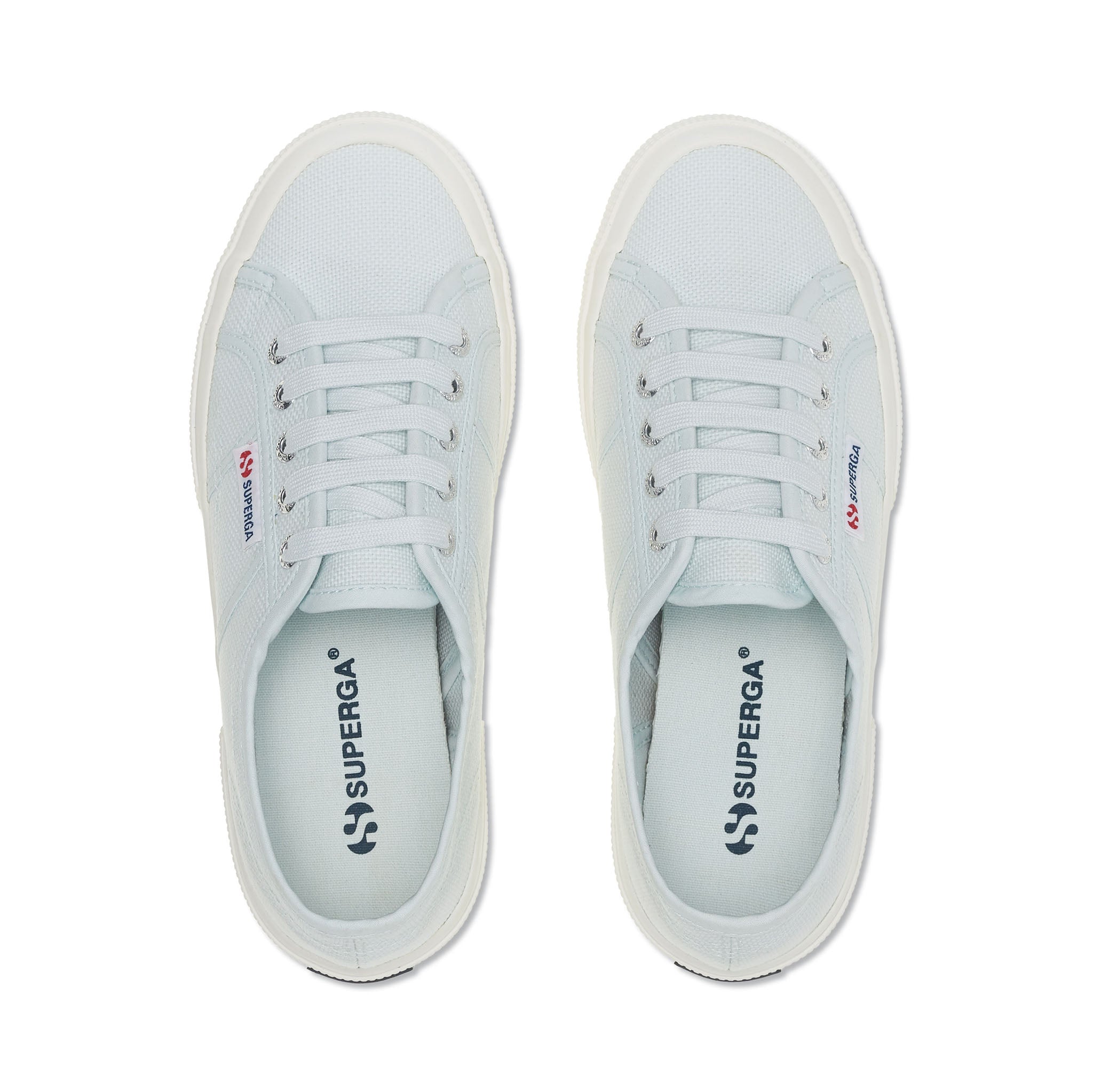 Superga 2750 Cotu Classic Sneakers - Azure Ice. Top view.