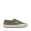 Superga 2750 Cotu Classic Sneakers - Green Safari. Side view.