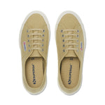 Superga 2750 Cotu Classic Sneakers - Green Olive. Top view.