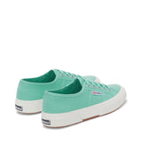 Superga 2750 Cotu Classic Sneakers - Green Water. Back view.