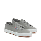 Superga 2750 Cotu Classic Sneakers - Light Grey. Front view.