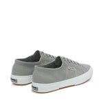 Superga 2750 Cotu Classic Sneakers - Light Grey. Back view.